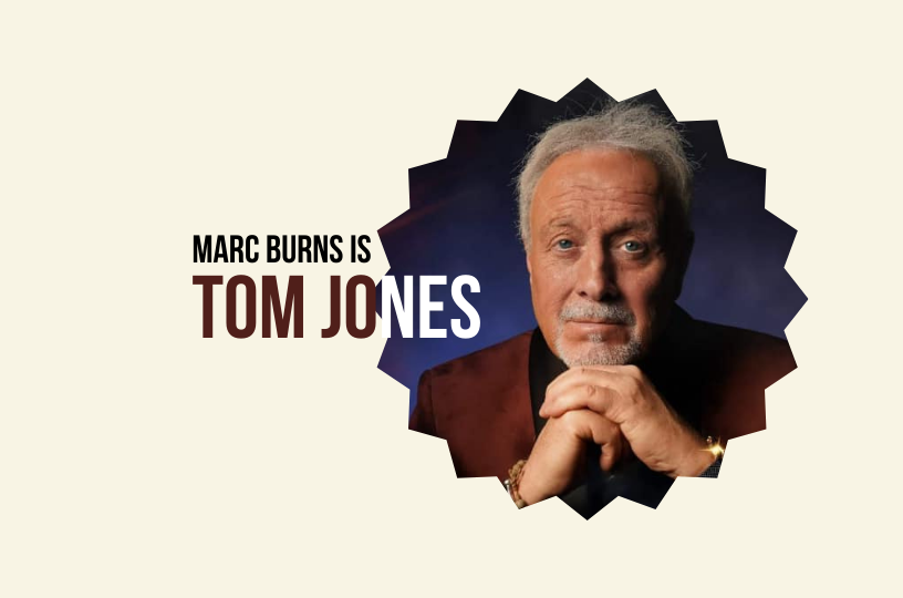 Marc Burns performing as Tom Jones At The Duchess Hammersmith.